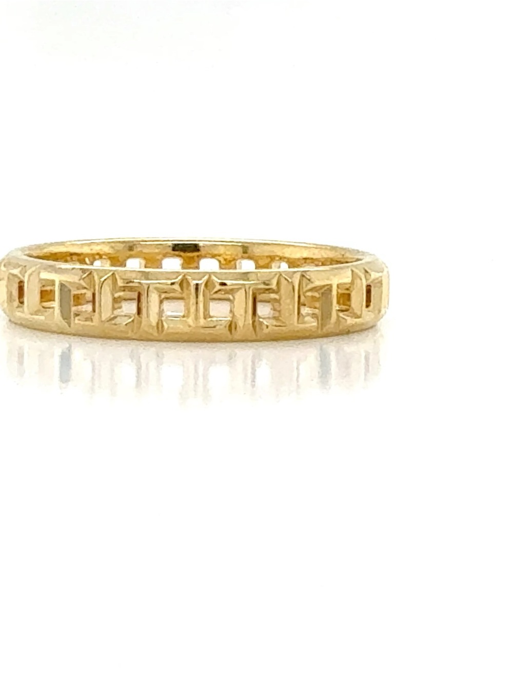 Authentic Tiffany & Co T True Narrow Ring, 18k yellow gold